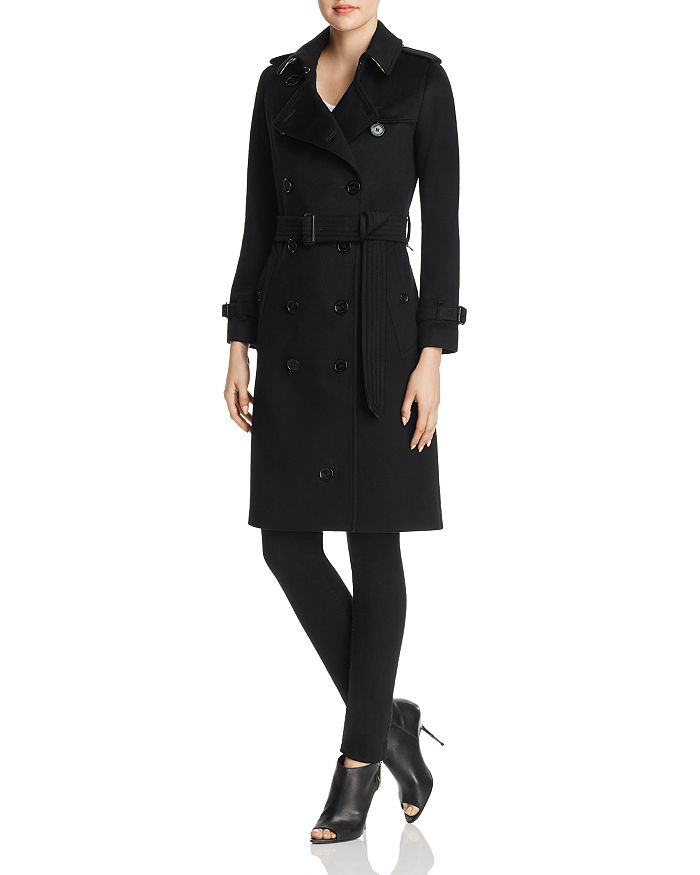 Burberry Kensington Cashmere Trench Coat Bloomingdale s