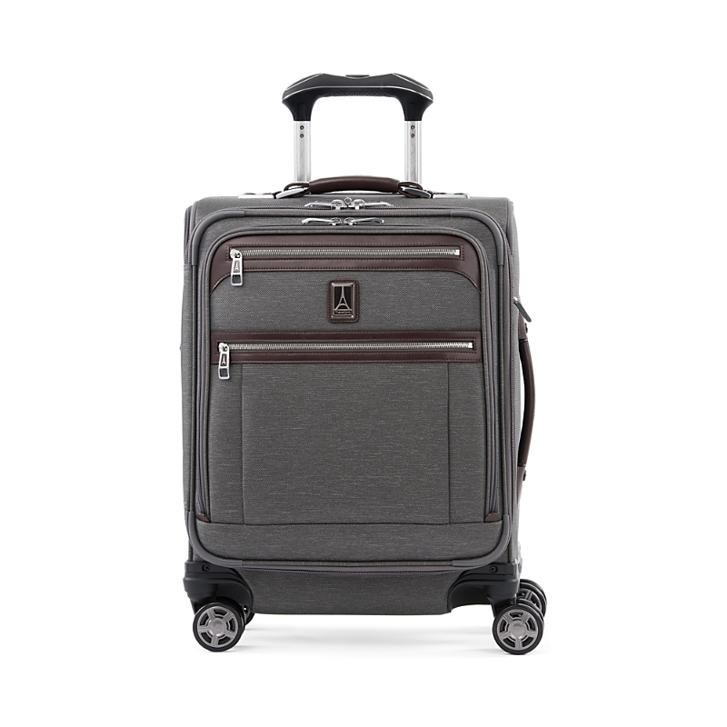Travelpro Platinum Elite International Expandable Carry On Spinner In Vintage Grey