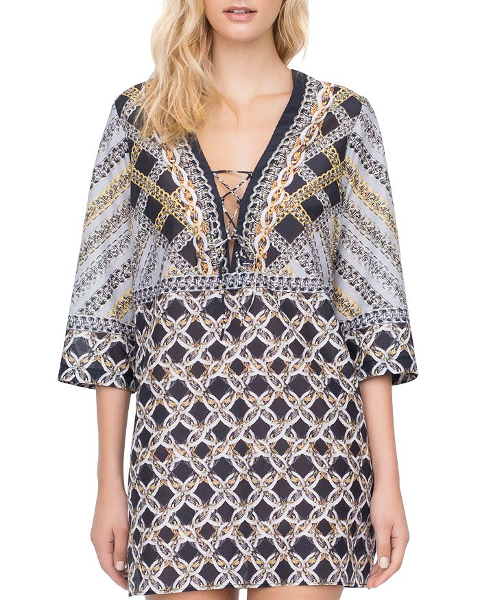 Gottex CHAINS OF GOLD SWIM COVER-UP