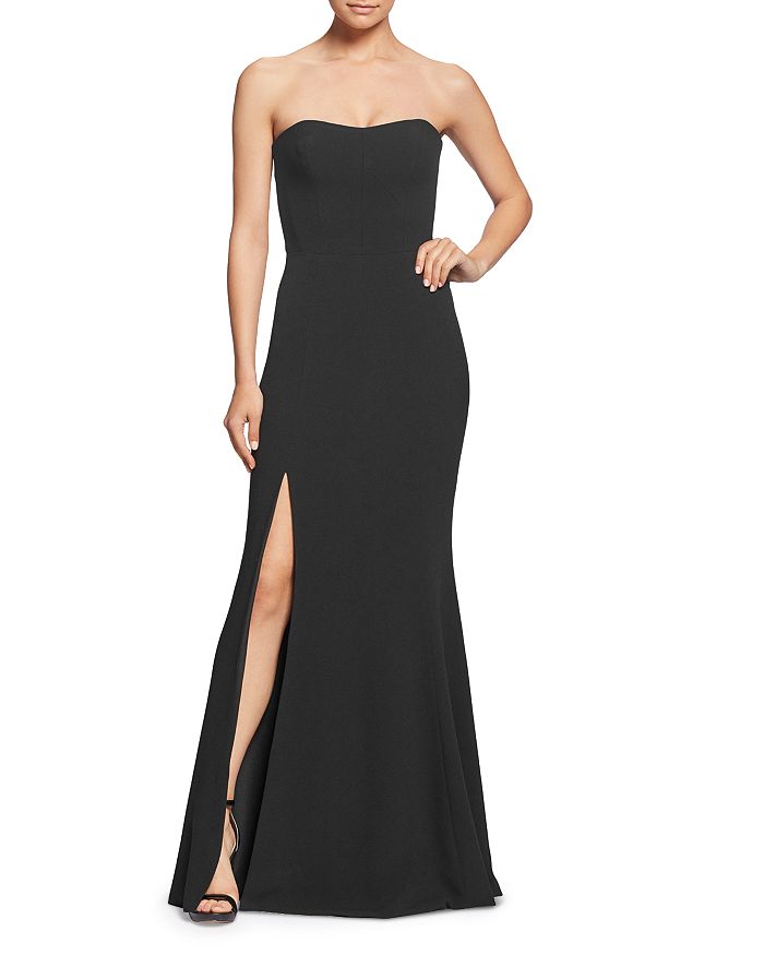 Dress the population ellen strapless gown shop