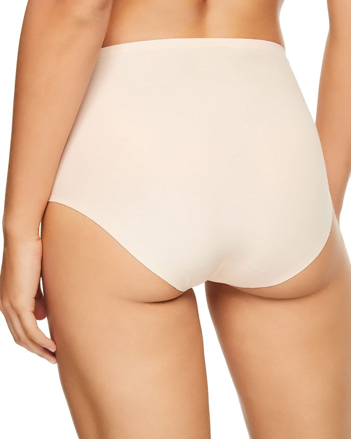 Shop Chantelle Soft Stretch One-size Seamless Briefs In Nude Blush