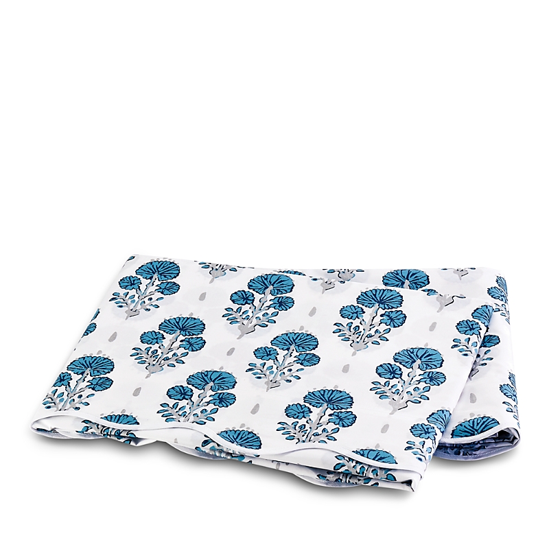 Matouk Joplin King Flat Sheet In Blue