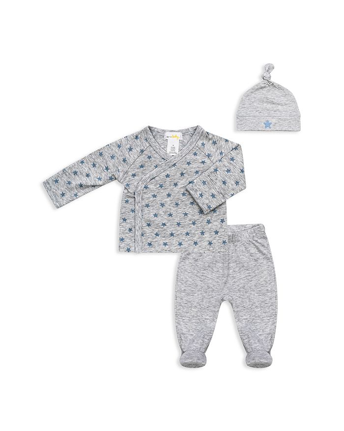 Bloomie S Boys Take Me Home Star Print Top Footie Pants Hat Set