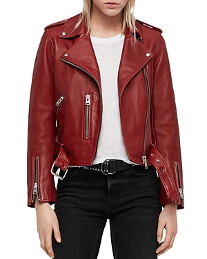 ALLSAINTS BALFERN LEATHER BIKER JACKET,WL067P