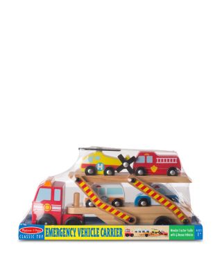 Wooden Emergency Vehicle Carrier - Ages 3+