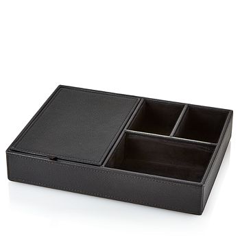 Campo Marzio Pebbled Faux Leather Desk Organizer Bloomingdale S