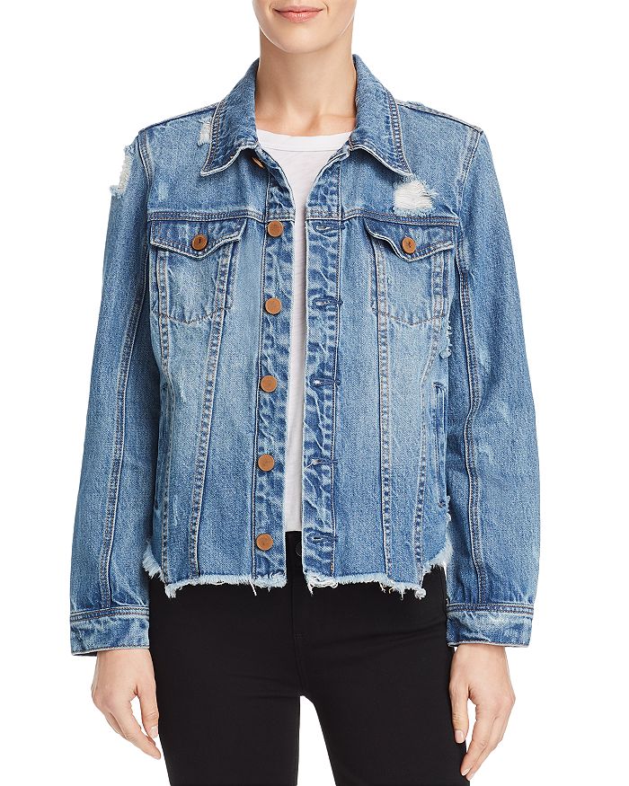Blanknyc Distressed Denim Jacket - 100% Exclusive In Rise Above | ModeSens