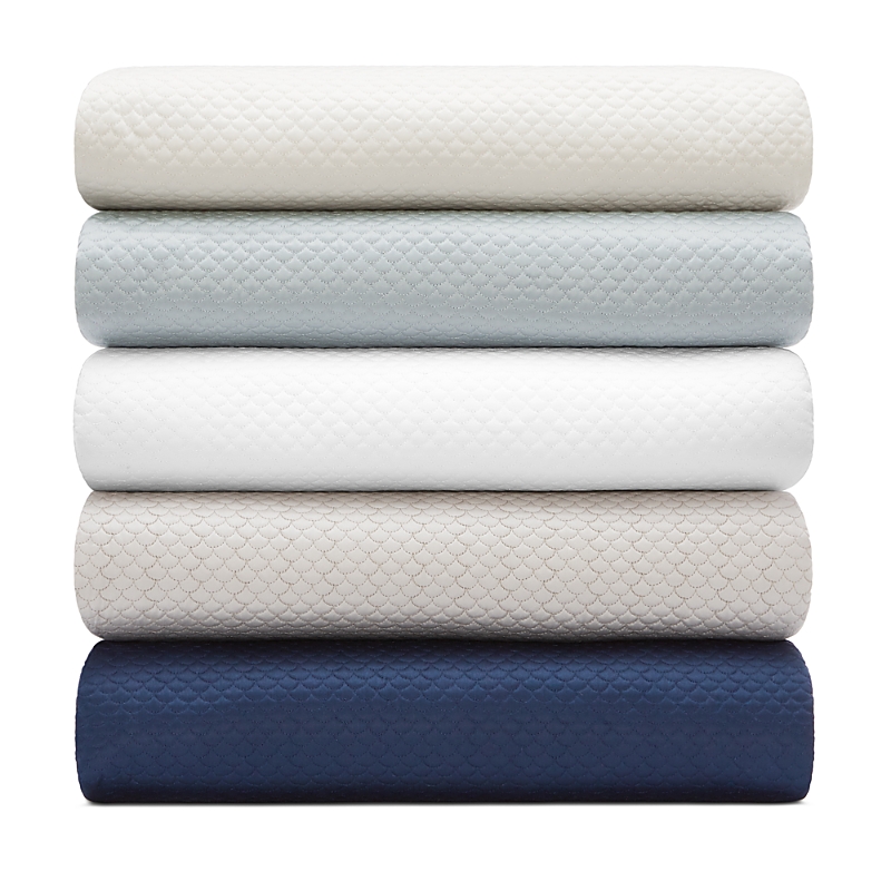 Matouk Alba Quilt, King In Navy