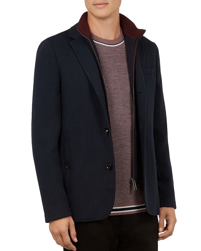 Ted baker hot sale herringbone jersey jacket