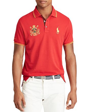 Polo Ralph Lauren Mesh Custom Slim Fit Polo Shirt | Bloomingdale's