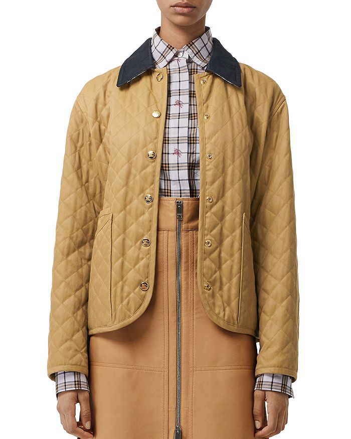 Burberry Heritage Diamond Quilted Jacket Bloomingdale s