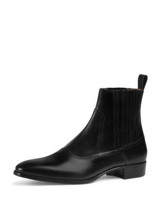 Gucci Men's Leather Chelsea Boots 