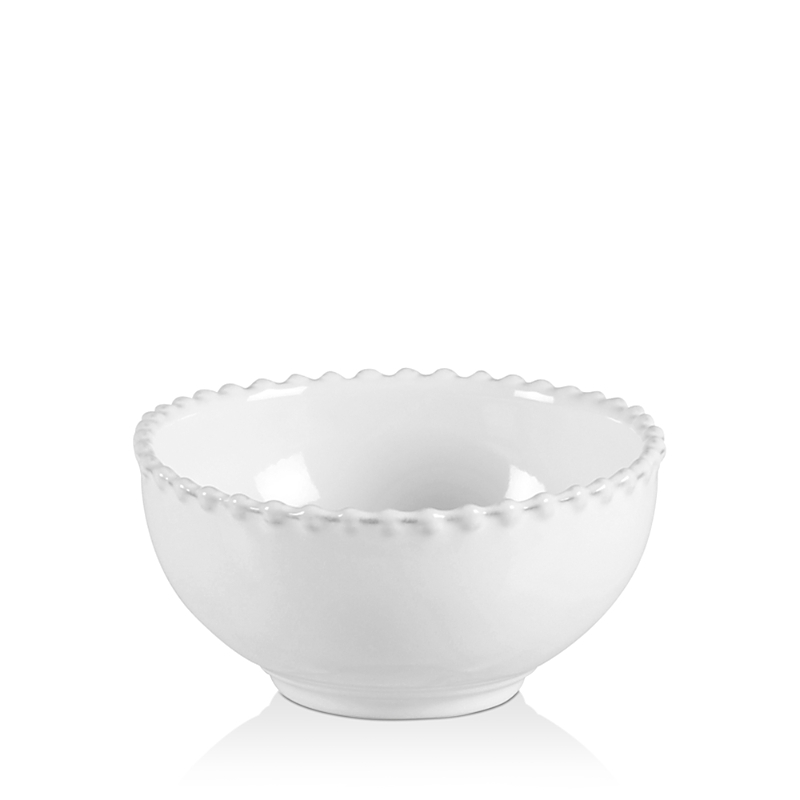 Costa Nova White Pearl Fruit Bowl In White