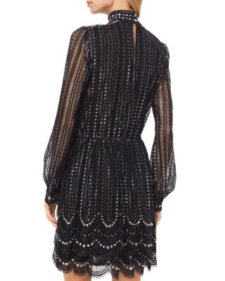 chinese dress ladies Michael Kors Women's Lace V-Neck Dress, Black, XXS at Amazon Women's  Clothing store