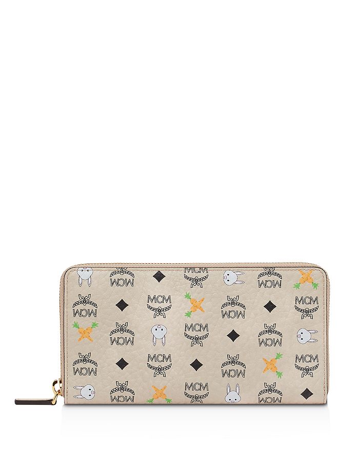 MCM Large Rabbit Zip-Around Wallet | Bloomingdale's