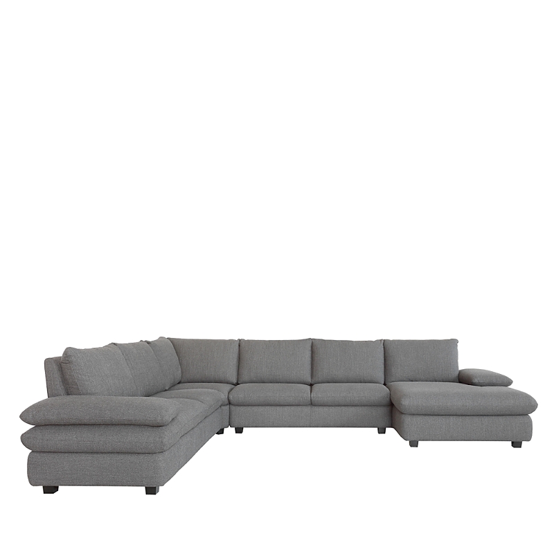 Chateau D'ax Mason 4-piece Sectional In Grey