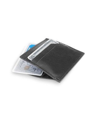 Leather RFID-Blocking Card Case Wallet