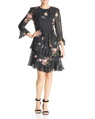 Joie Kayane Silk Floral Print Dress 