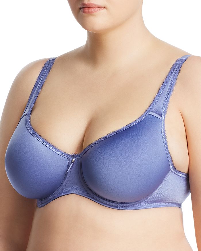 Wacoal Basic Beauty Full-figure Spacer Underwire T-shirt Bra In Chalk Violet