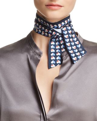 tory burch skinny scarf