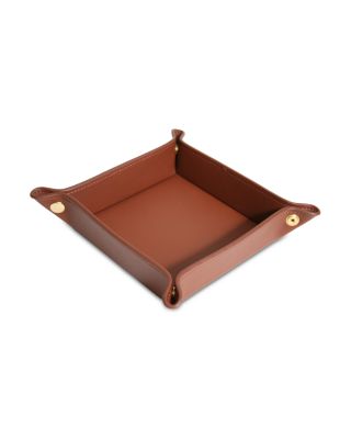 Travel Leather Catchall Valet Tray