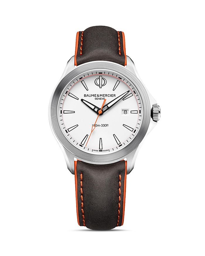 Shop Baume & Mercier Clifton Club Watch, 42mm In White/black