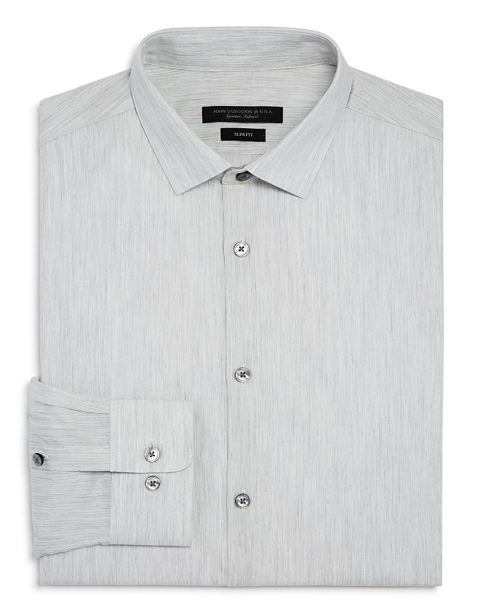 John Varvatos Jersey Solid Slim Fit Dress Shirt | Bloomingdale's