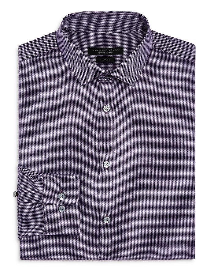 John Varvatos Star USA Checked Slim Fit Dress Shirt | Bloomingdale's