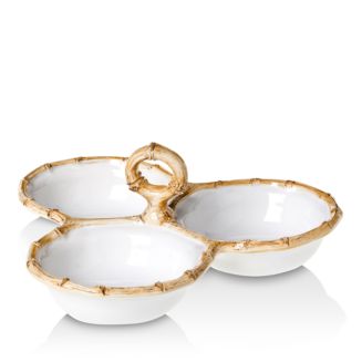 Juliska Classic Bamboo Natural Cocktail Triple Server | Bloomingdale's