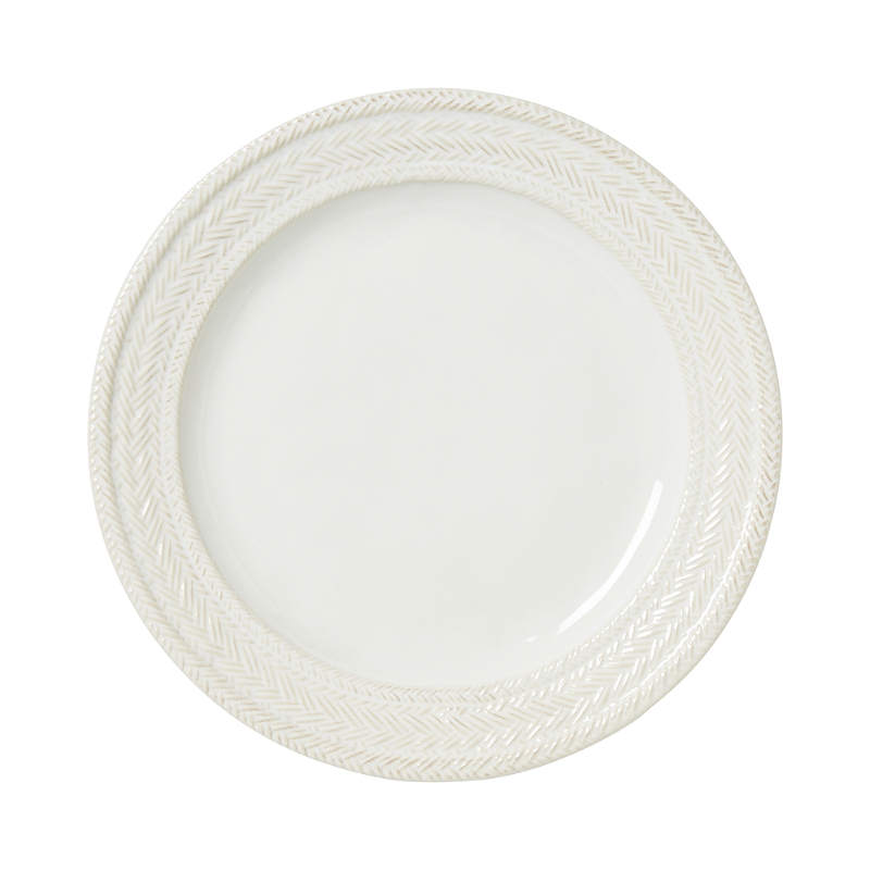 Juliska Le Panier Dinner Plate In Whitewash