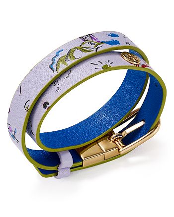 Tory Burch Printed Reversible Double Wrap Bracelet | Bloomingdale's