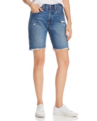 Levi's 501 Slouch Denim Shorts in Drive 