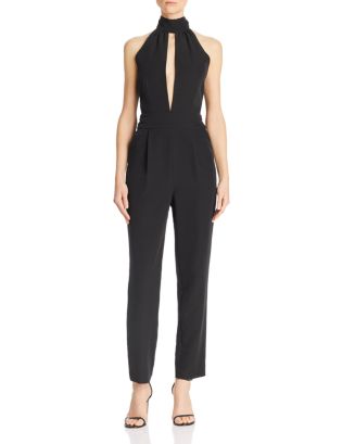 MILLY Kara Halter Jumpsuit | Bloomingdale's