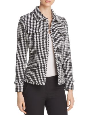 KARL LAGERFELD Paris - Houndsooth Tweed Jacket