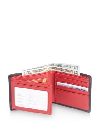 Leather RFID-Blocking ID Flap Bifold Wallet