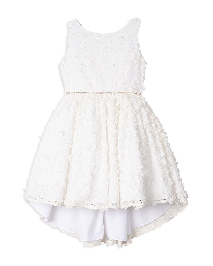 Badgley Mischka Girls Floral High Low Dress Big Kid Bloomingdale s