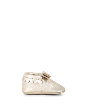 Freshly Picked - Girls' Leather Bow Moccasins - Baby