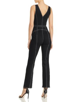 Tiger Mist Ava Zip-Front Denim Jumpsuit Bloomingdale's