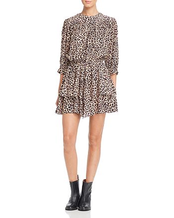 Zadig & Voltaire Rooka Leopard Print Dress | Bloomingdale's