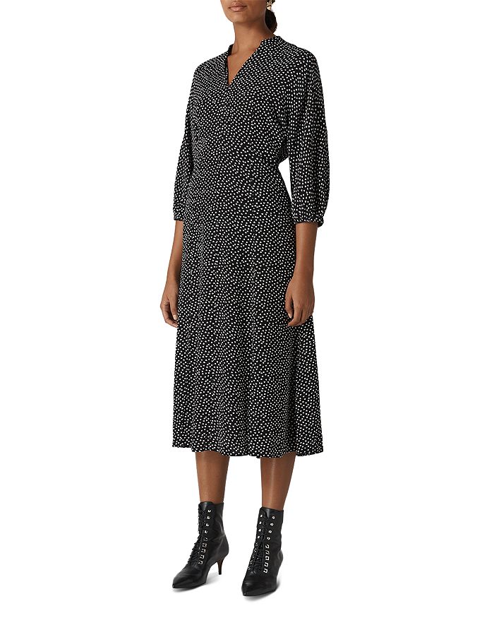 Whistles Helena ConfettiHeart Midi Dress Bloomingdale's