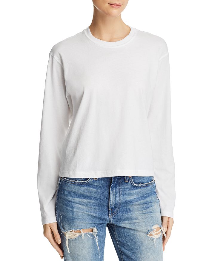 Shop Atm Anthony Thomas Melillo Classic Jersey Top In White