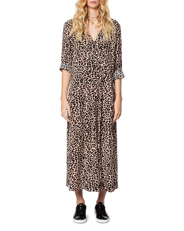 Zadig Voltaire Roux Leopard Print Maxi Dress Bloomingdale s