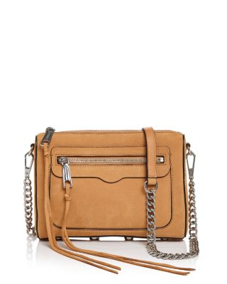 Rebecca minkoff avery nubuck leather crossbody bag sale