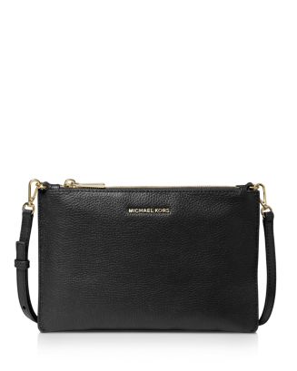 MICHAEL Michael Kors Large Double Pouch Leather Crossbody | Bloomingdale's