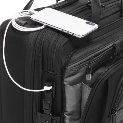 Alpha 3 Deluxe 4-Wheel Laptop Case Brief