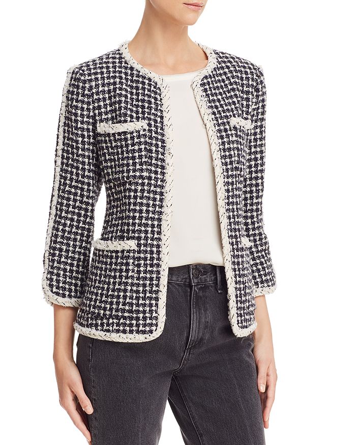 Rebecca Taylor Graphic Tweed Jacket Bloomingdale s