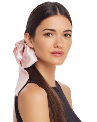 slip silk midi scrunchie