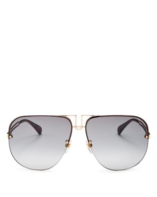 givenchy brow bar aviator sunglasses