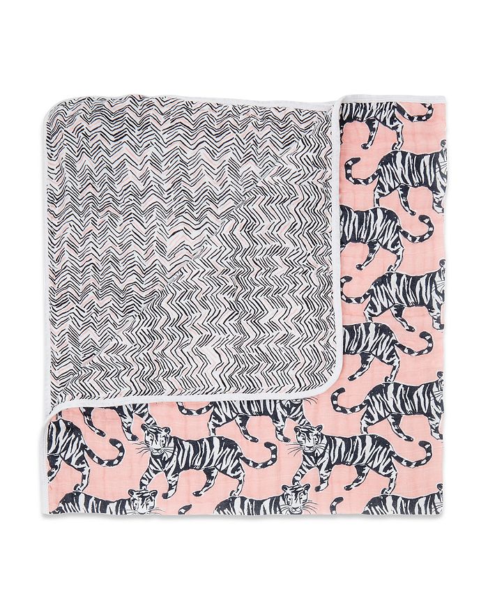 Aden And Anais Girls' Reversible Abstract Print Blanket - Baby In Pacific Paradise