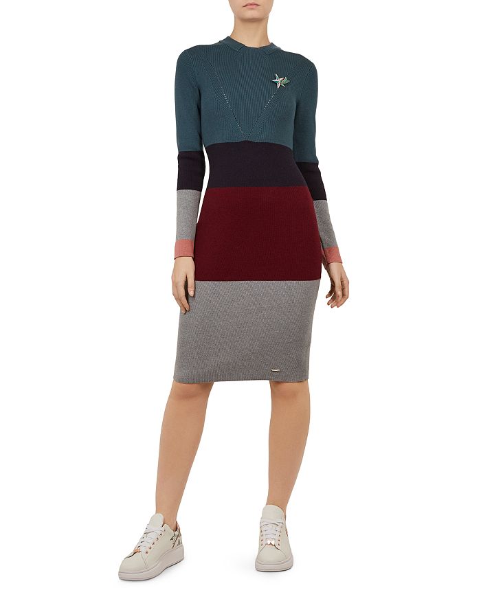 Ted baker colour block dress sale